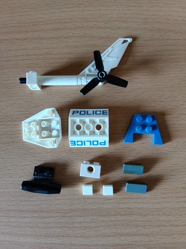 Lego elicottero della polizia - elicottero,