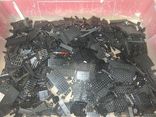 Lego lotto pezzi neri - pezzi,