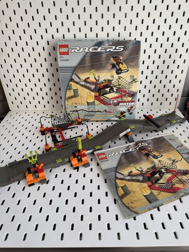 Lego stunt race track - race, set